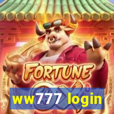 ww777 login